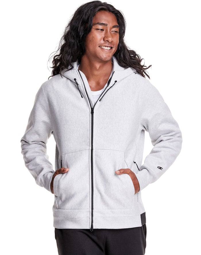 Champion Defender Series Reverse Weave® Stormshell Full Zip - Miesten Harmaat Huppari - Suomi 045173